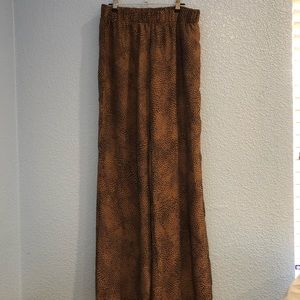 Revolve Lovers and Friends cheetah flowy pants